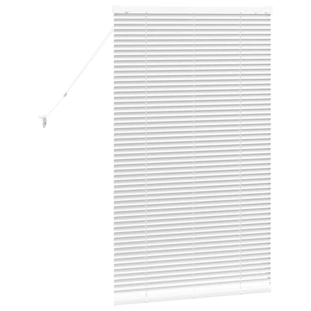 Venetian Blinds Height Adjustable White 130 x 70 cm Aluminium