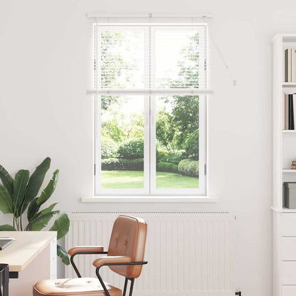 Venetian Blinds Height Adjustable White 130 x 90 cm Aluminium