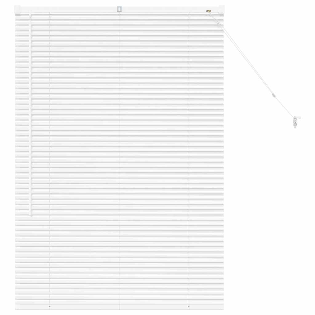 Venetian Blinds Height Adjustable White 130 x 90 cm Aluminium