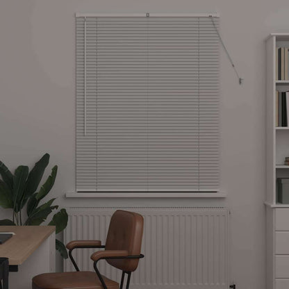 Venetian Blinds Height Adjustable White 130 x 100 cm Aluminium