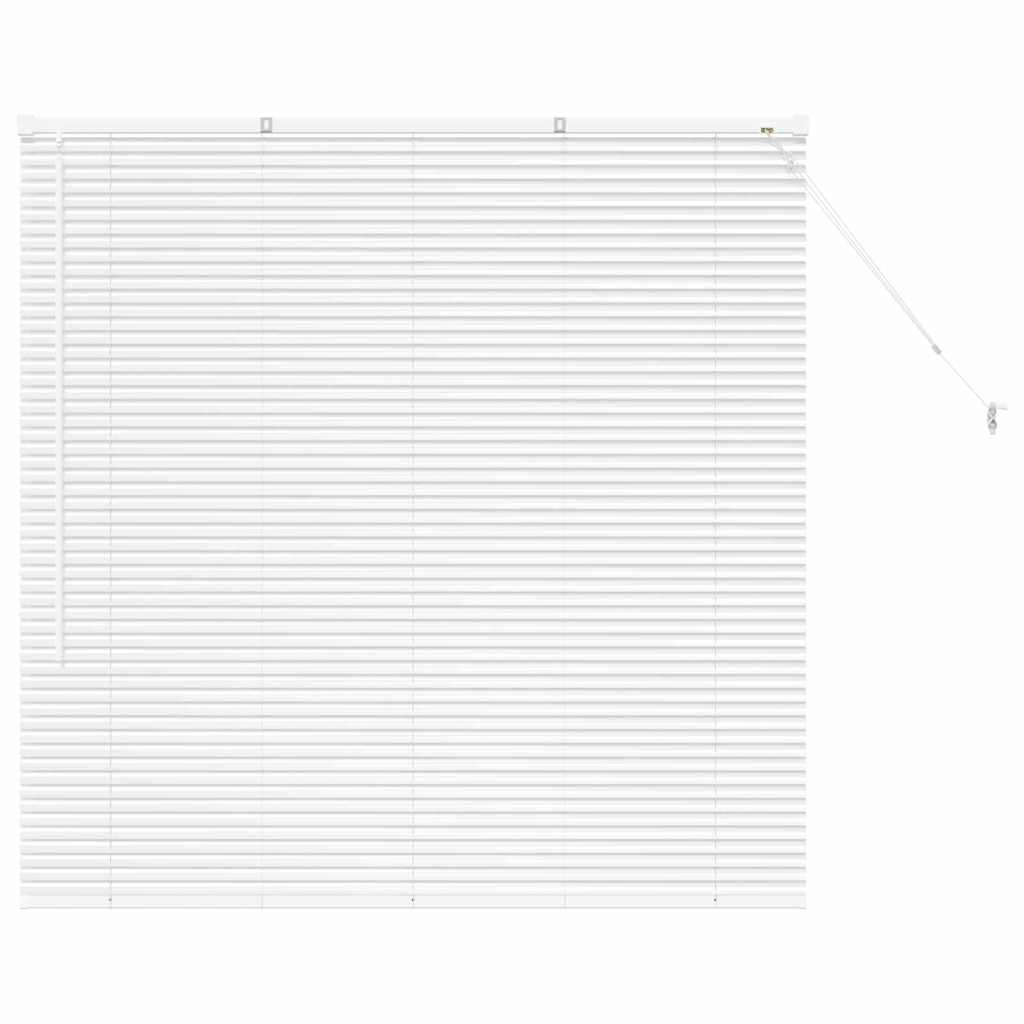 Venetian Blinds Height Adjustable White 130 x 125 cm Aluminium