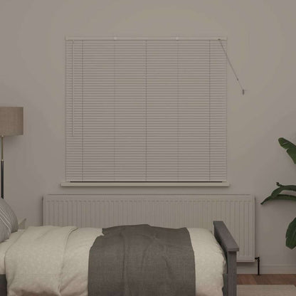 Venetian Blinds Height Adjustable White 130 x 140 cm Aluminium