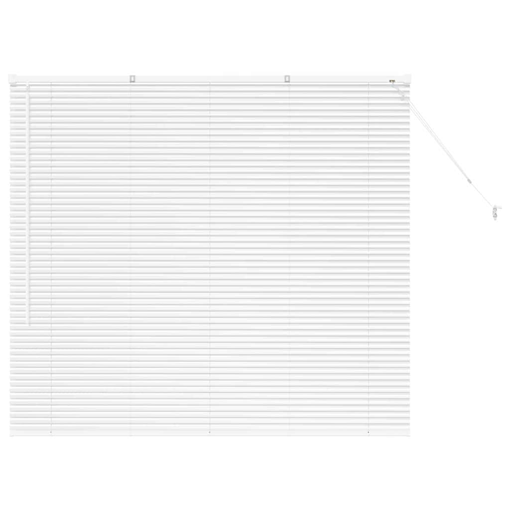 Venetian Blinds Height Adjustable White 130 x 150 cm Aluminium