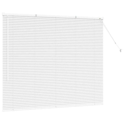 Venetian Blinds Height Adjustable White 130 x 160 cm Aluminium