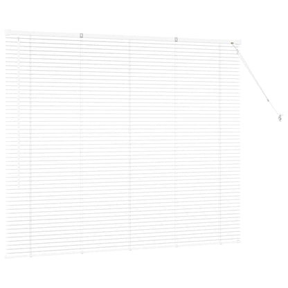 Venetian Blinds Height Adjustable White 130 x 160 cm Aluminium