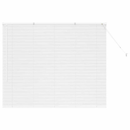 Venetian Blinds Height Adjustable White 130 x 160 cm Aluminium
