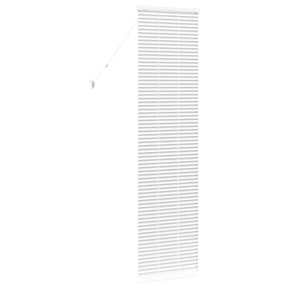 Venetian Blinds Height Adjustable White 175 x 45 cm Aluminium