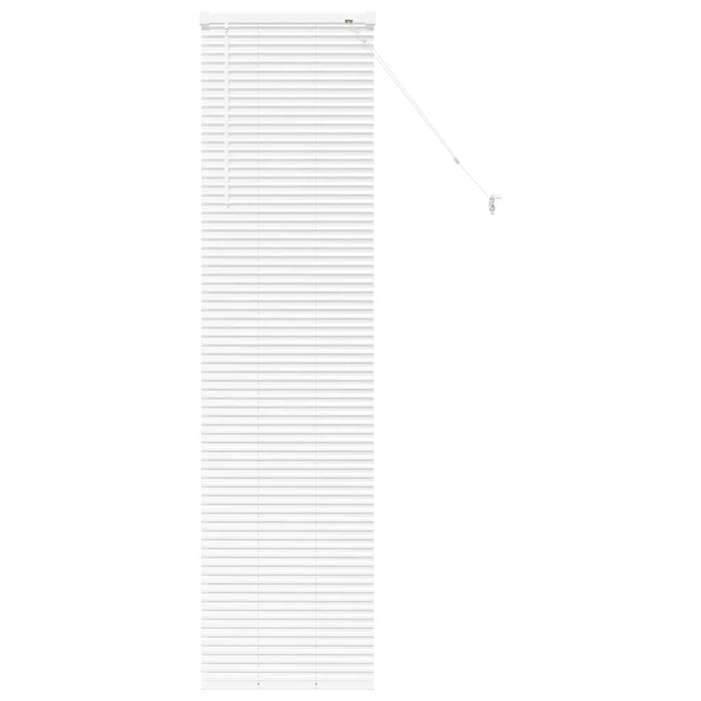 Venetian Blinds Height Adjustable White 175 x 45 cm Aluminium