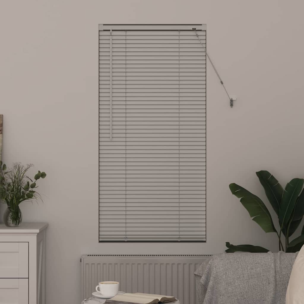 Venetian Blinds Height Adjustable White 175 x 60 cm Aluminium