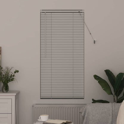 Venetian Blinds Height Adjustable White 175 x 60 cm Aluminium