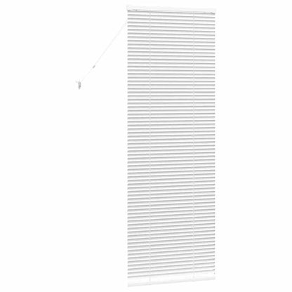Venetian Blinds Height Adjustable White 175 x 60 cm Aluminium