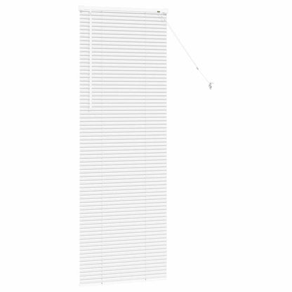 Venetian Blinds Height Adjustable White 175 x 65 cm Aluminium