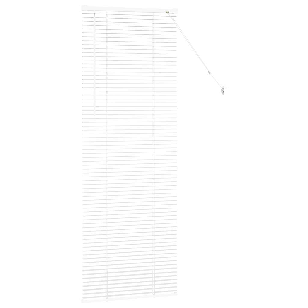 Venetian Blinds Height Adjustable White 175 x 65 cm Aluminium