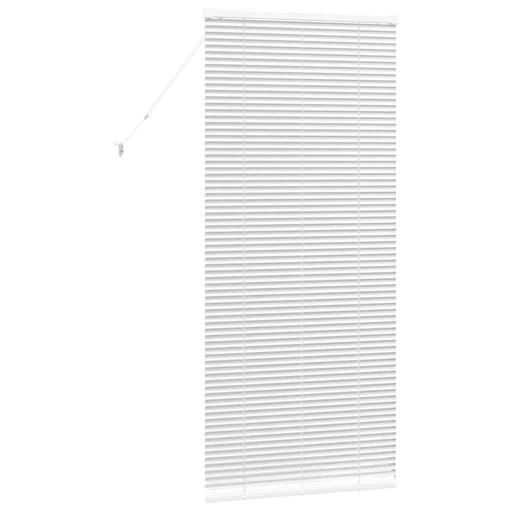 Venetian Blinds Height Adjustable White 175 x 75 cm Aluminium