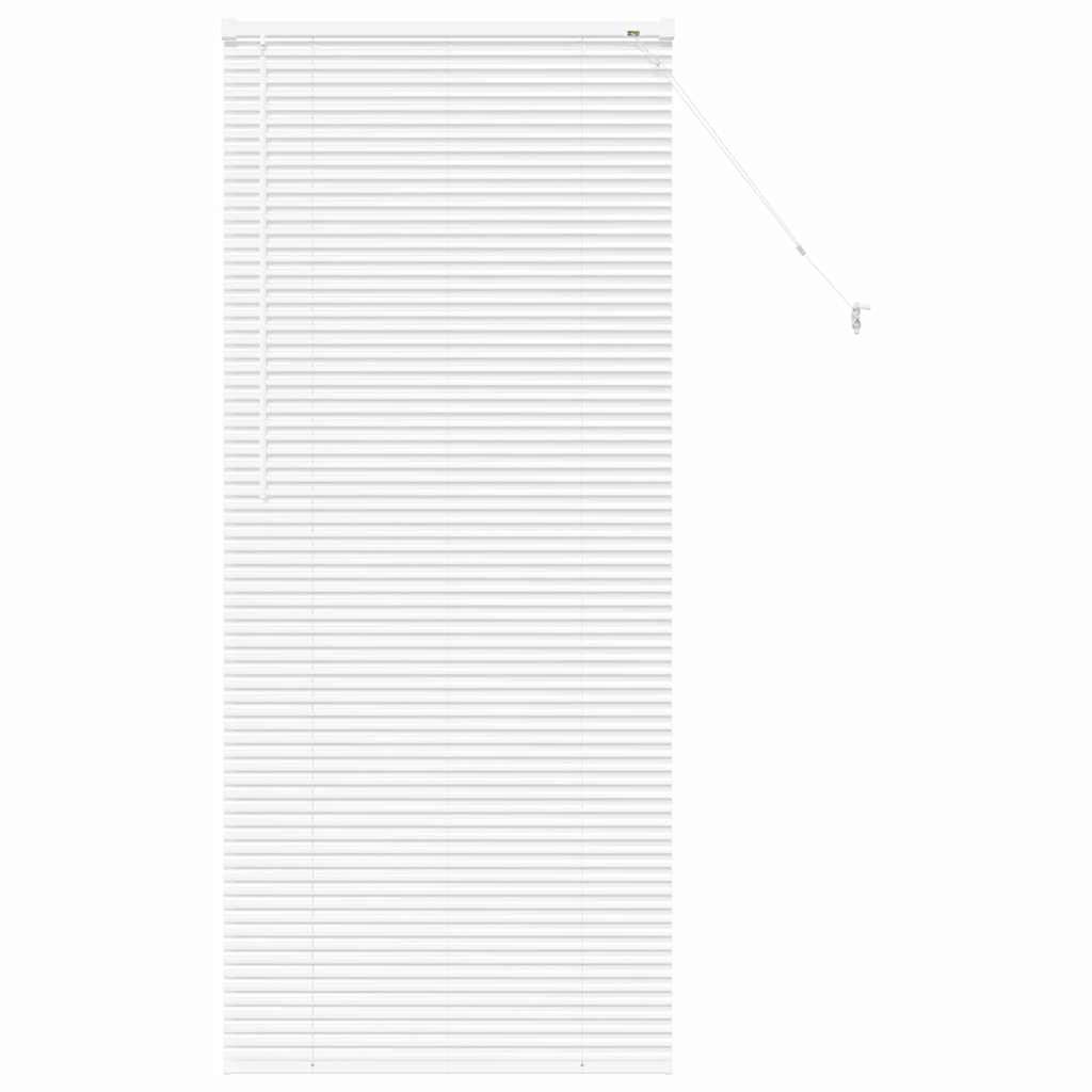 Venetian Blinds Height Adjustable White 175 x 75 cm Aluminium