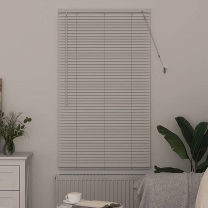 Venetian Blinds Height Adjustable White 175 x 80 cm Aluminium