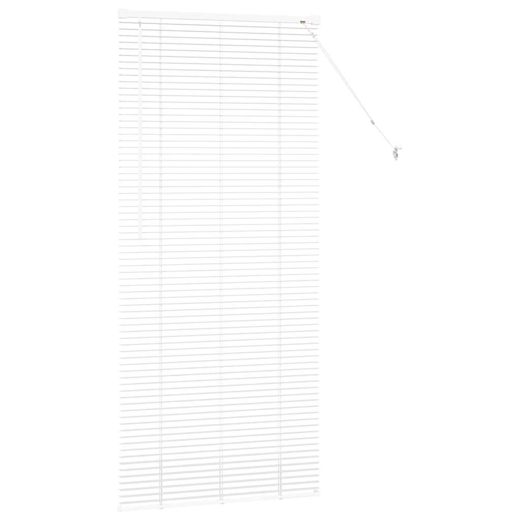 Venetian Blinds Height Adjustable White 175 x 80 cm Aluminium