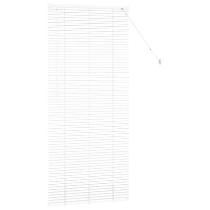 Venetian Blinds Height Adjustable White 175 x 80 cm Aluminium