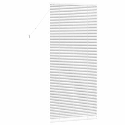 Venetian Blinds Height Adjustable White 175 x 80 cm Aluminium