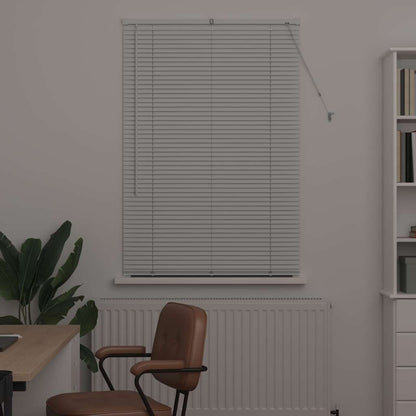 Venetian Blinds Height Adjustable White 175 x 90 cm Aluminium