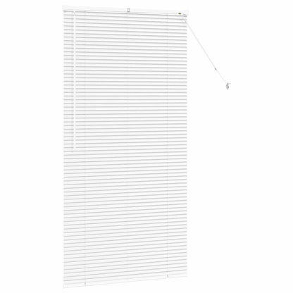 Venetian Blinds Height Adjustable White 175 x 90 cm Aluminium