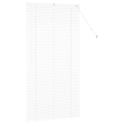 Venetian Blinds Height Adjustable White 175 x 90 cm Aluminium