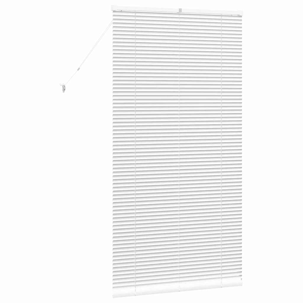 Venetian Blinds Height Adjustable White 175 x 90 cm Aluminium