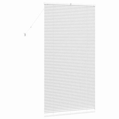Venetian Blinds Height Adjustable White 175 x 90 cm Aluminium