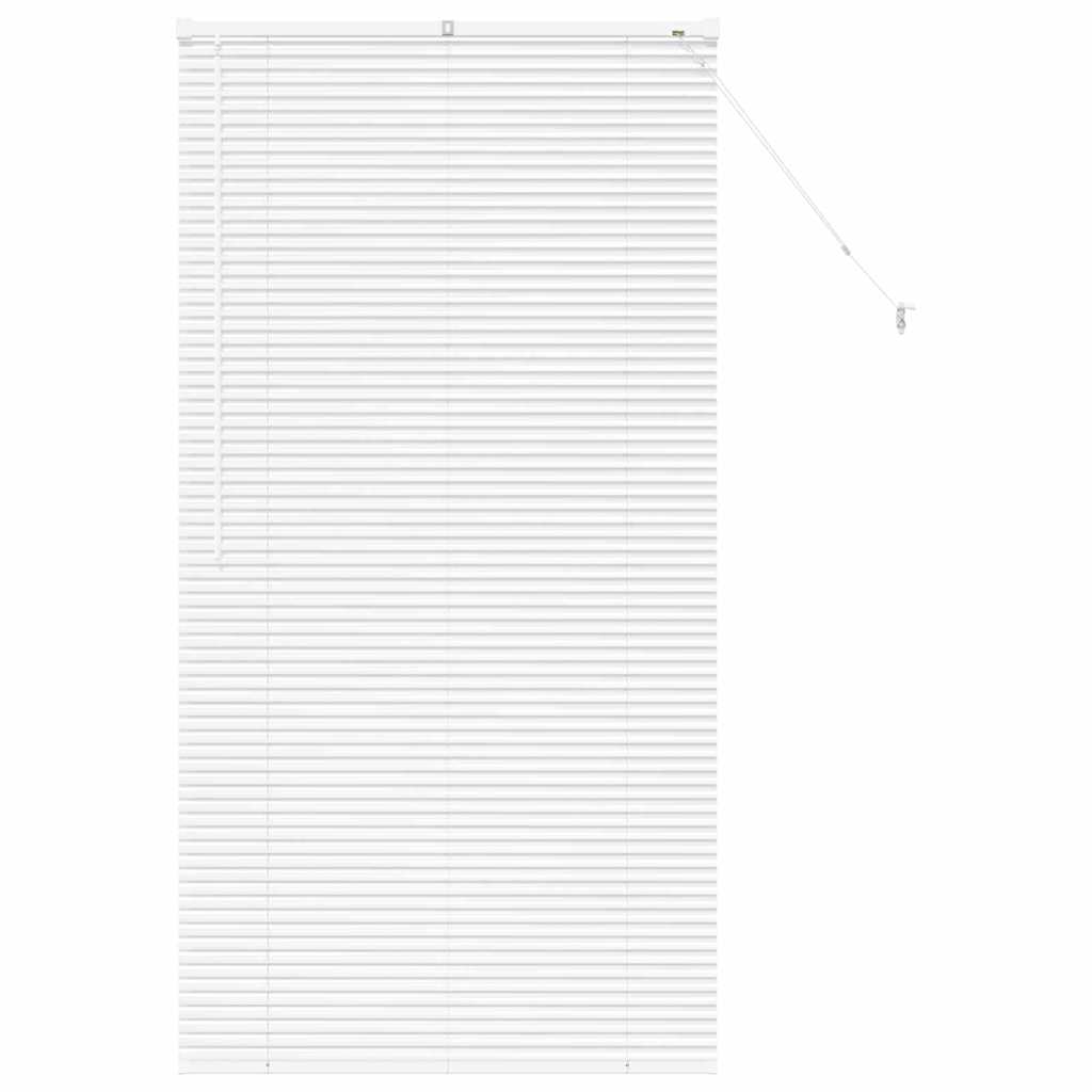 Venetian Blinds Height Adjustable White 175 x 90 cm Aluminium