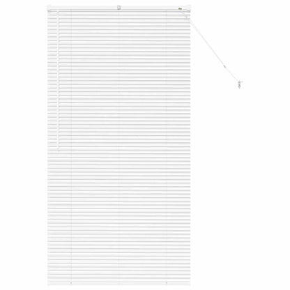 Venetian Blinds Height Adjustable White 175 x 90 cm Aluminium