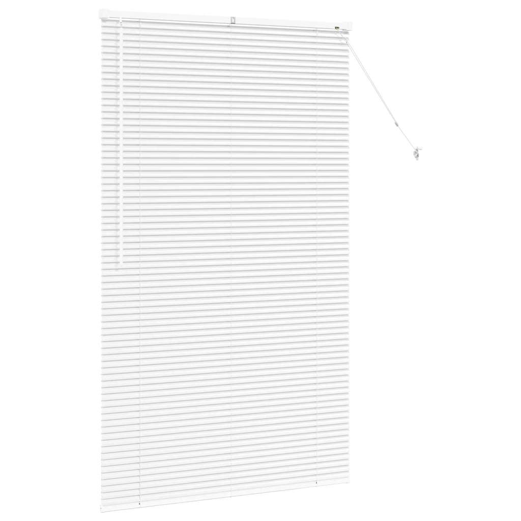Venetian Blinds Height Adjustable White 175 x 100 cm Aluminium