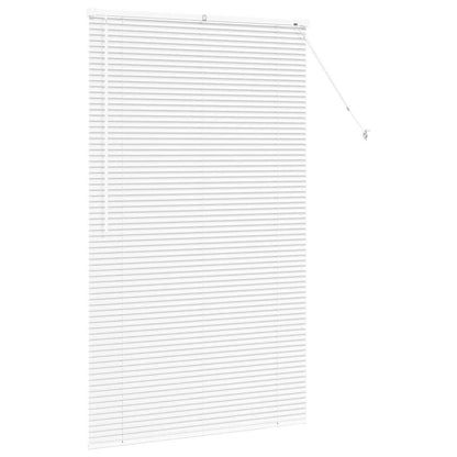 Venetian Blinds Height Adjustable White 175 x 100 cm Aluminium