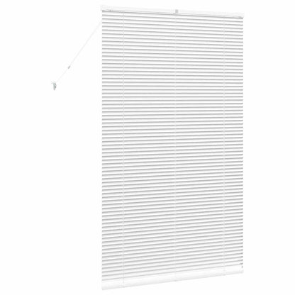 Venetian Blinds Height Adjustable White 175 x 100 cm Aluminium