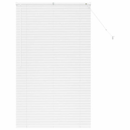 Venetian Blinds Height Adjustable White 175 x 100 cm Aluminium
