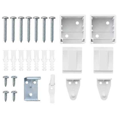 Venetian Blinds Height Adjustable White 175 x 105 cm Aluminium