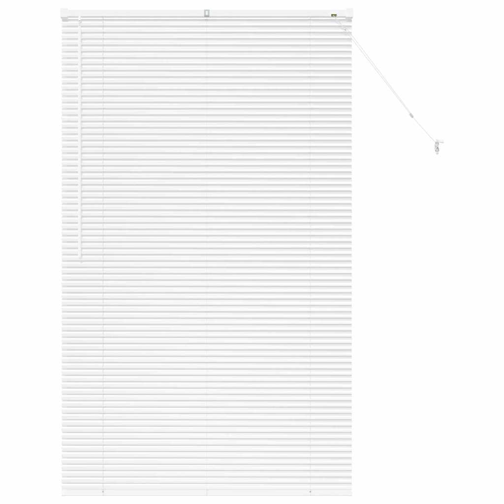 Venetian Blinds Height Adjustable White 175 x 105 cm Aluminium