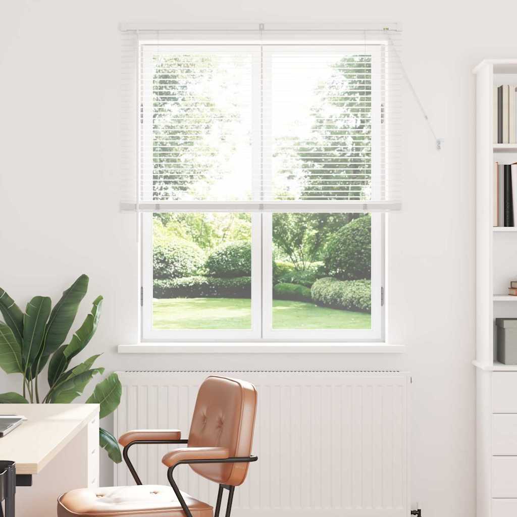 Venetian Blinds Height Adjustable White 175 x 110 cm Aluminium