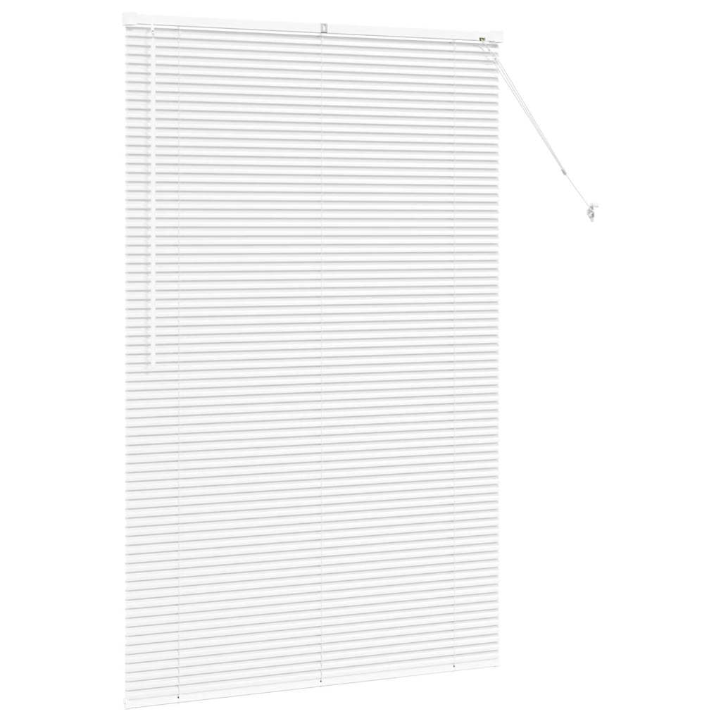Venetian Blinds Height Adjustable White 175 x 110 cm Aluminium