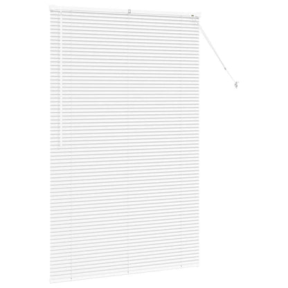 Venetian Blinds Height Adjustable White 175 x 110 cm Aluminium