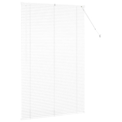 Venetian Blinds Height Adjustable White 175 x 110 cm Aluminium