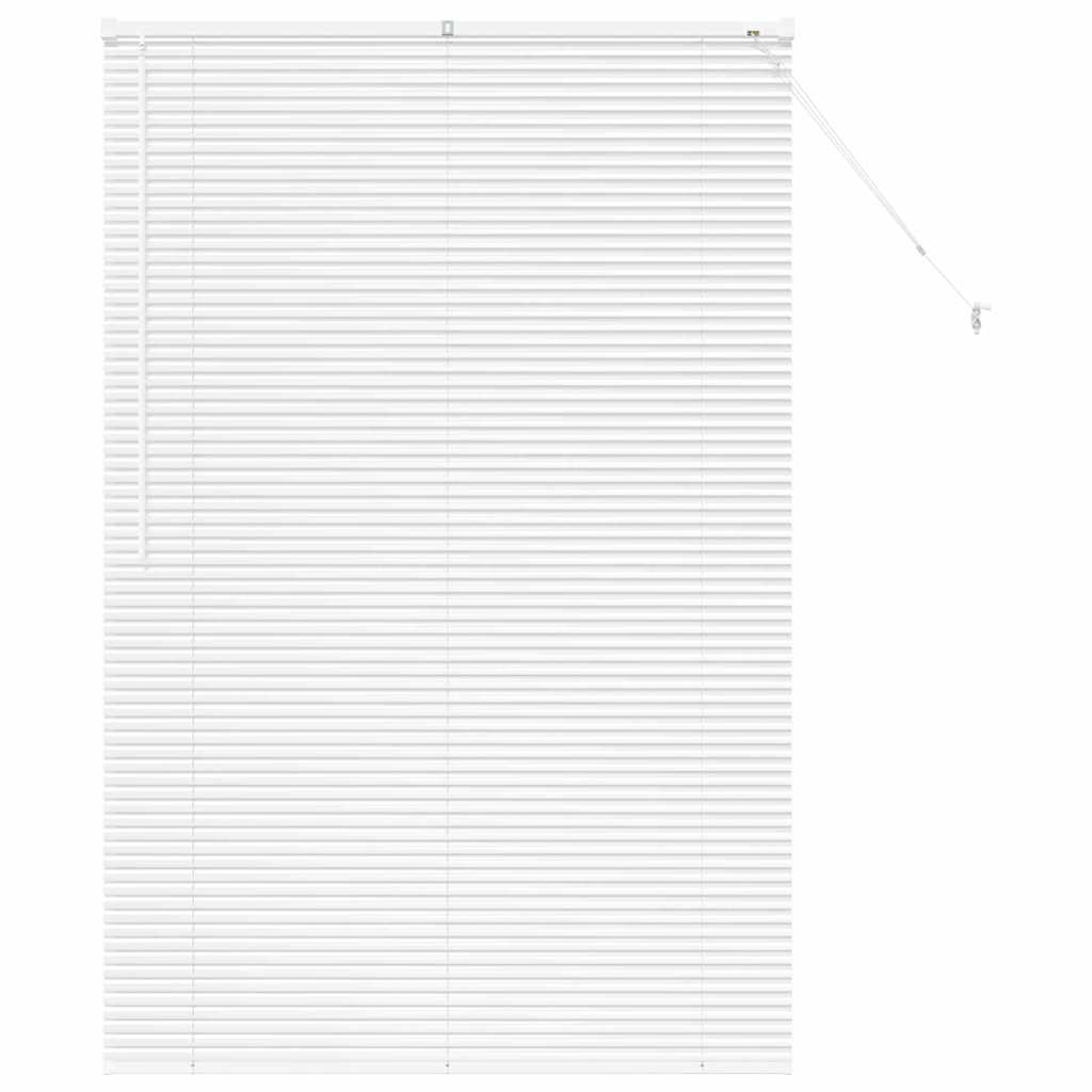 Venetian Blinds Height Adjustable White 175 x 120 cm Aluminium