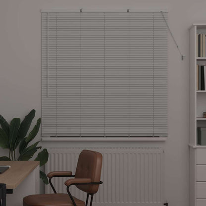 Venetian Blinds Height Adjustable White 175 x 130 cm Aluminium