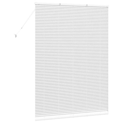 Venetian Blinds Height Adjustable White 175 x 130 cm Aluminium