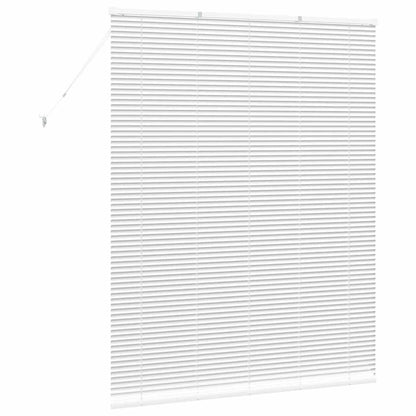 Venetian Blinds Height Adjustable White 175 x 140 cm Aluminium