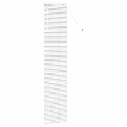 Venetian Blinds Height Adjustable White 220 x 45 cm Aluminium