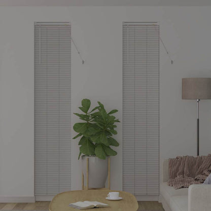 Venetian Blinds Height Adjustable White 220 x 50 cm Aluminium