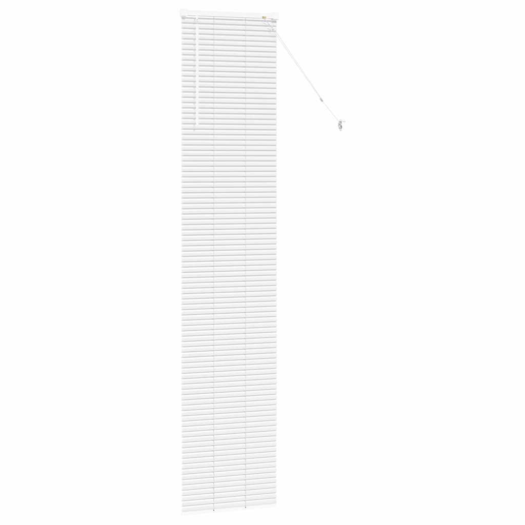 Venetian Blinds Height Adjustable White 220 x 50 cm Aluminium