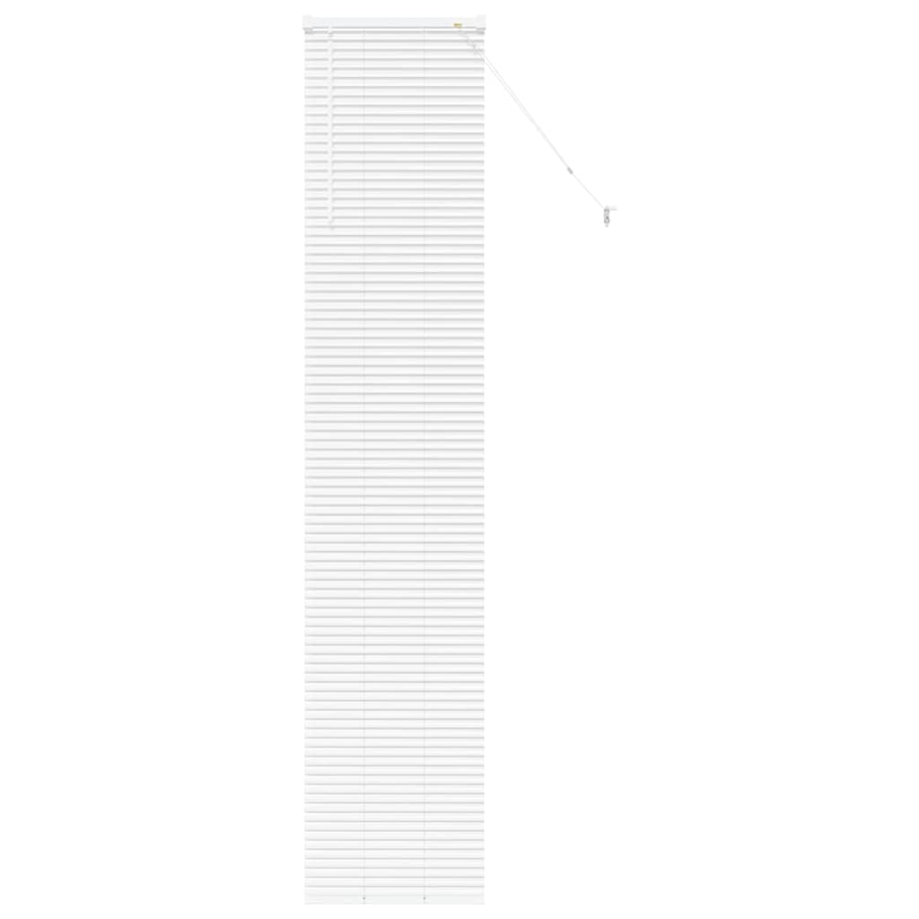 Venetian Blinds Height Adjustable White 220 x 50 cm Aluminium