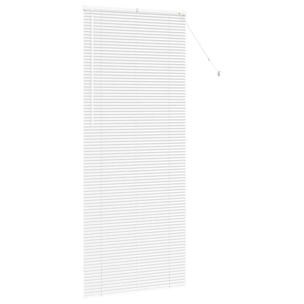 Venetian Blinds Height Adjustable White 220 x 85 cm Aluminium