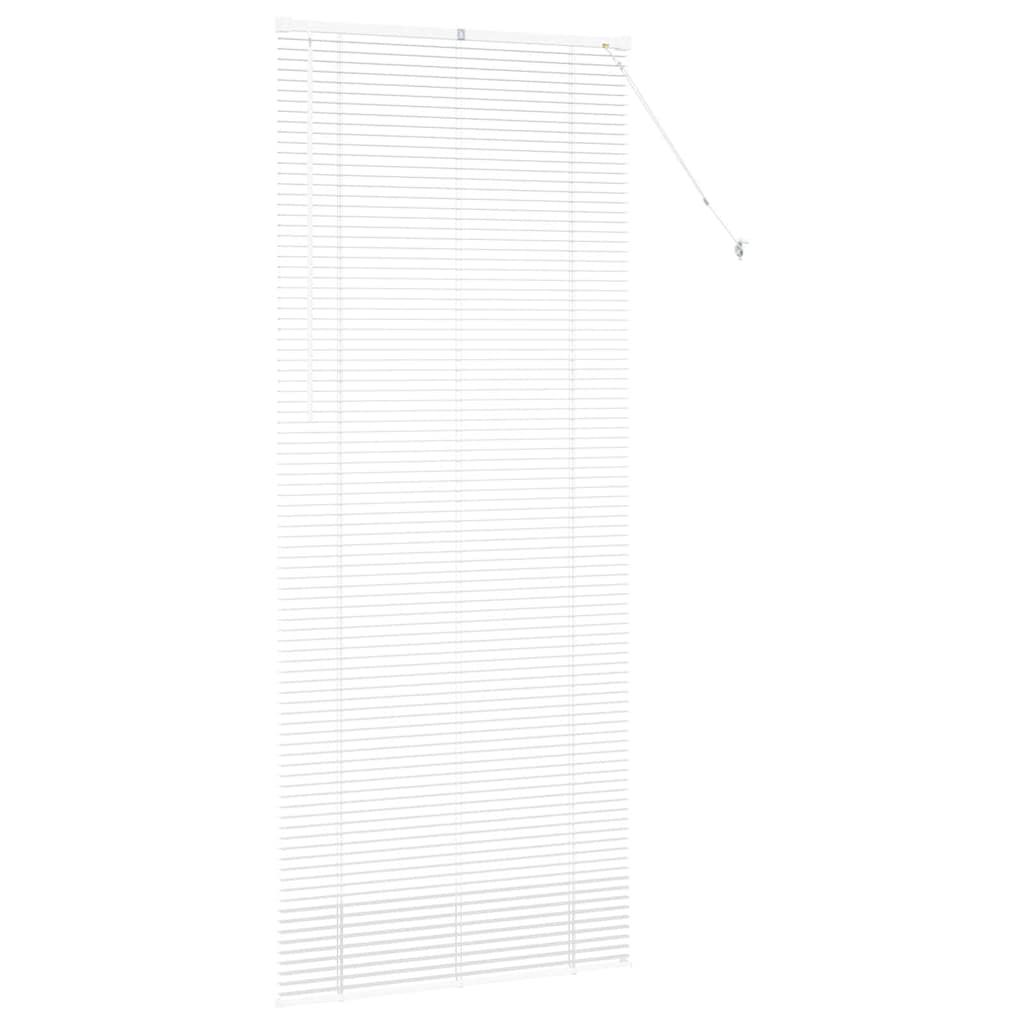Venetian Blinds Height Adjustable White 220 x 85 cm Aluminium